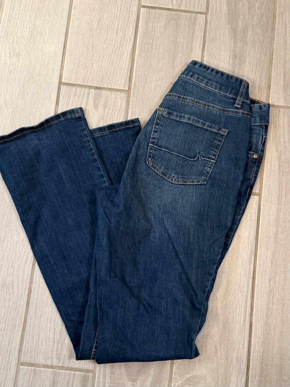 Maurices Blue High-Rise Flare Jeans - Picture 8 of 9
